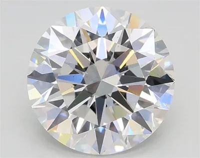 2.01ct D VS2 Excellent Cut Round Lab Grown Diamond