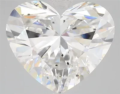 5.02ct E SI1 Rare Carat Ideal Cut Heart Lab Grown Diamond