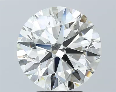 4.02ct J SI1 Rare Carat Ideal Cut Round Diamond