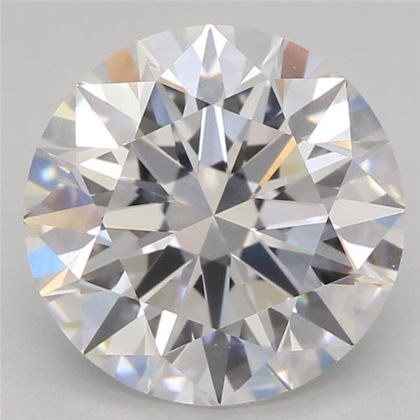 2.06ct D VVS2 Rare Carat Ideal Cut Round Lab Grown Diamond