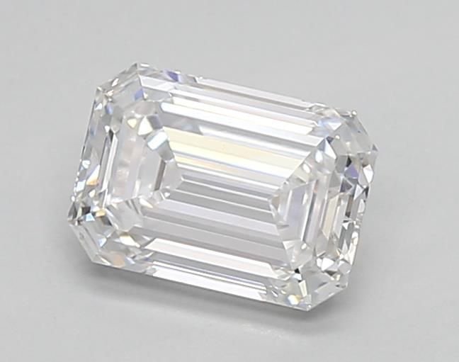0.85ct D VVS2 Rare Carat Ideal Cut Emerald Lab Grown Diamond