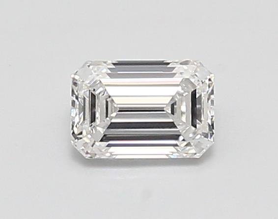 0.64ct D VVS2 Rare Carat Ideal Cut Emerald Lab Grown Diamond