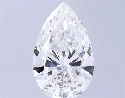 10.08ct F VVS2 Rare Carat Ideal Cut Pear Lab Grown Diamond