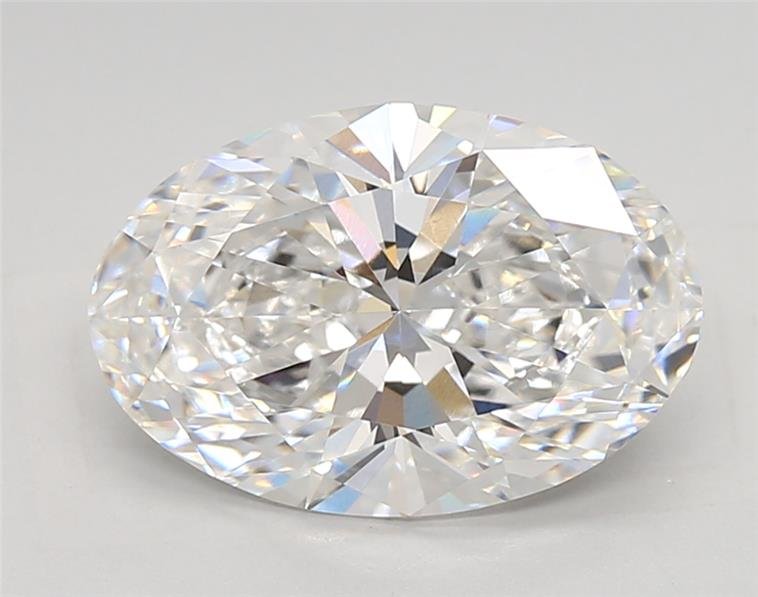 3.32ct E VVS2 Rare Carat Ideal Cut Oval Lab Grown Diamond