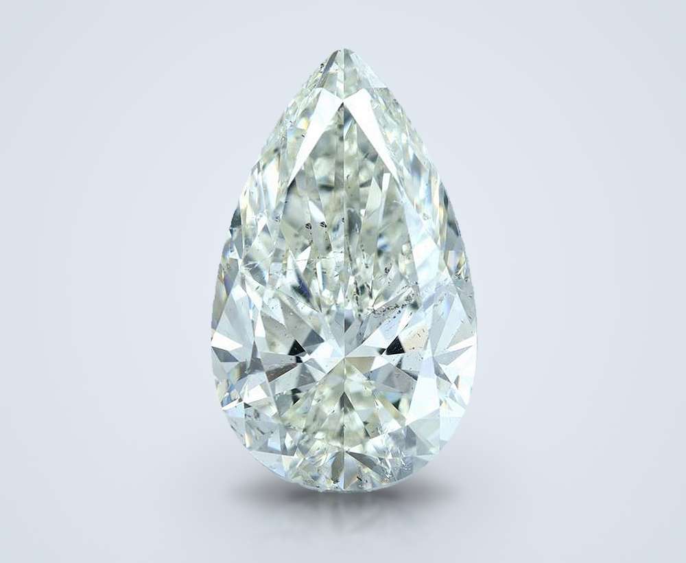 8.50ct J SI2 Rare Carat Ideal Cut Pear Diamond
