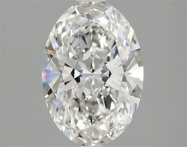 1.48ct F VS2 Rare Carat Ideal Cut Oval Lab Grown Diamond