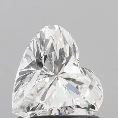 1.03ct E VVS2 Rare Carat Ideal Cut Heart Lab Grown Diamond