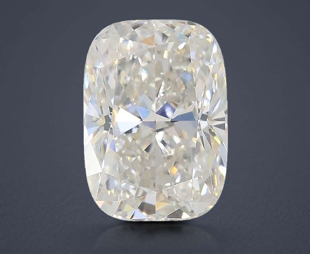 2.47ct F VS1 Rare Carat Ideal Cut Cushion Lab Grown Diamond