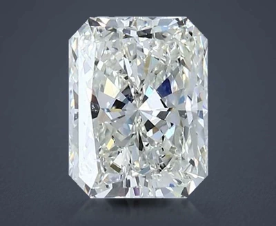 2.00ct J SI2 Rare Carat Ideal Cut Radiant Diamond