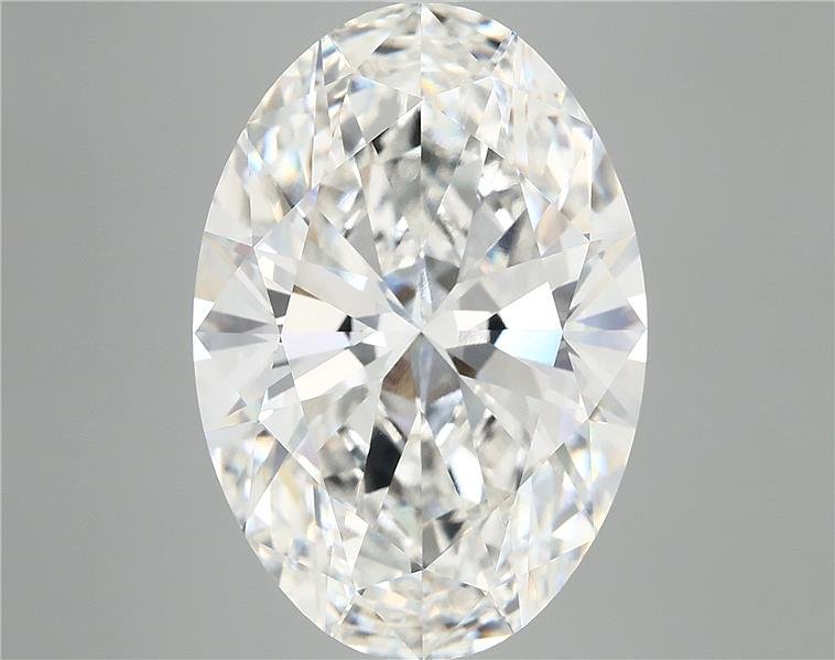 10.20ct F VVS2 Rare Carat Ideal Cut Oval Lab Grown Diamond