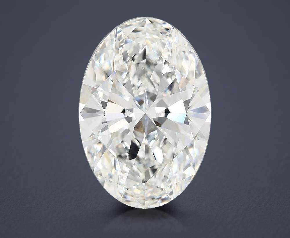 10.20ct F VVS2 Rare Carat Ideal Cut Oval Lab Grown Diamond