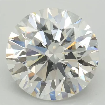 4.09ct E VS2 Very Good Cut Round Lab Grown Diamond