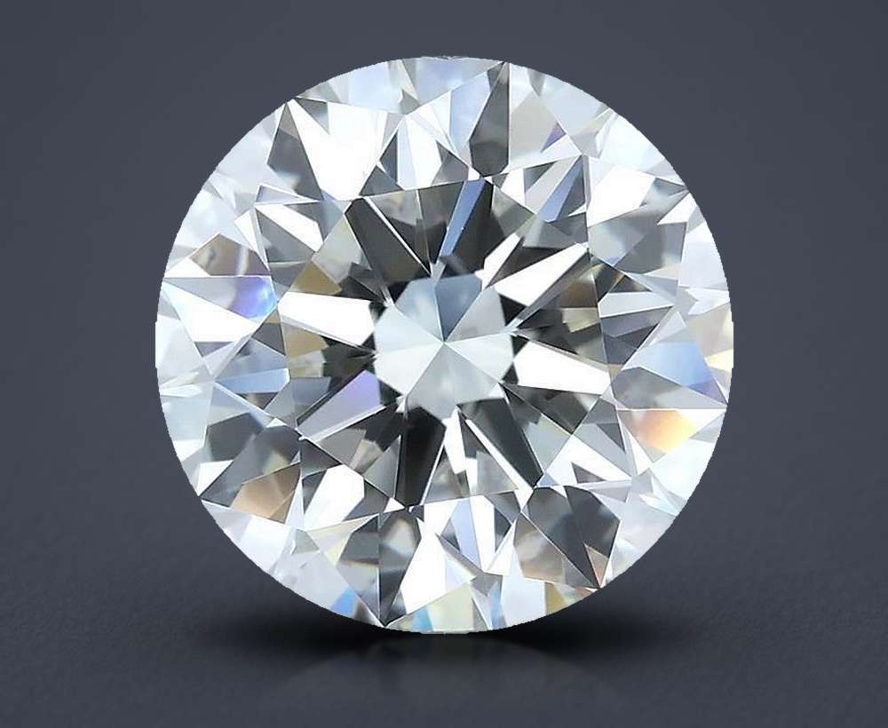 2.61ct I VVS1 Rare Carat Ideal Cut Round Diamond