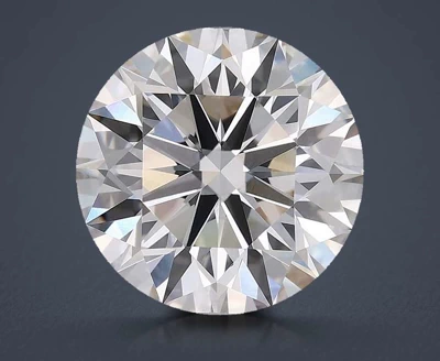3.04ct H VVS2 Excellent Cut Round Lab Grown Diamond