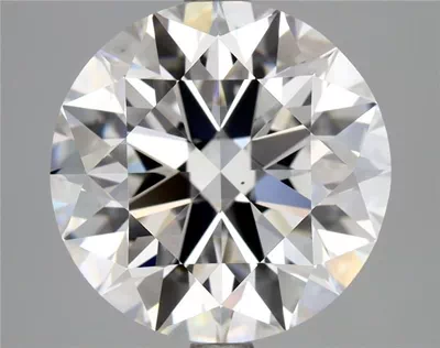 3.75ct D VS2 Rare Carat Ideal Cut Round Diamond