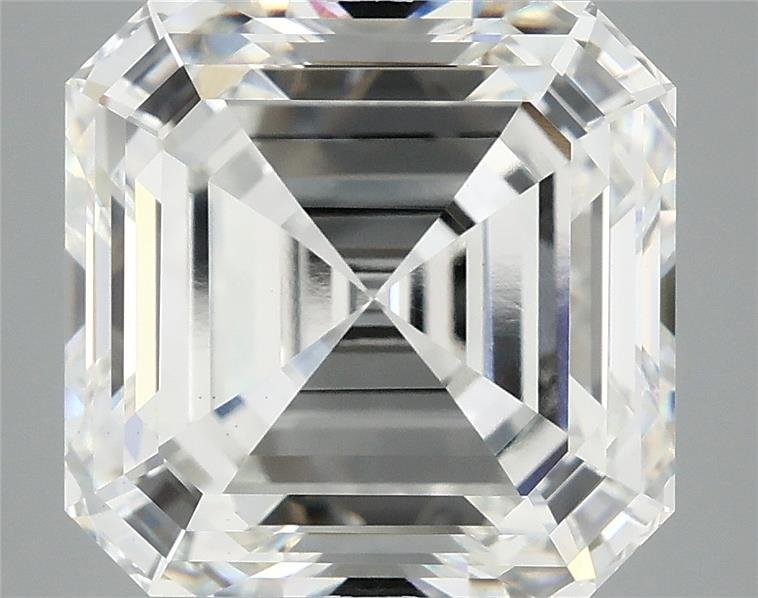 8.02ct F VS1 Rare Carat Ideal Cut Asscher Lab Grown Diamond