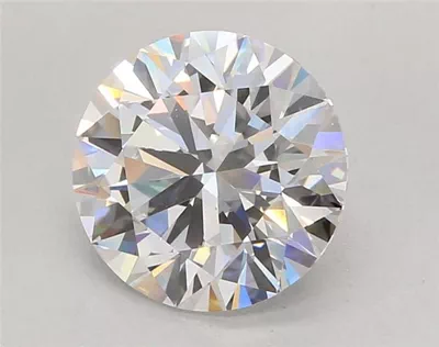 3.54ct D VS1 Rare Carat Ideal Cut Round Lab Grown Diamond