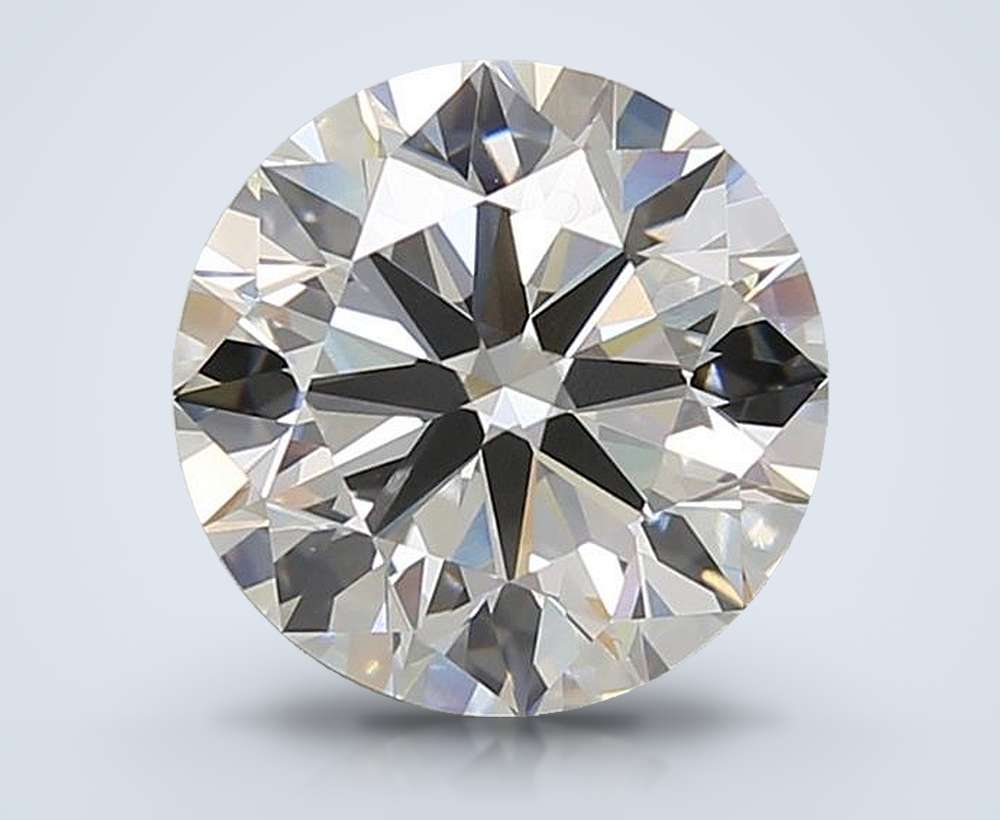 3.03ct F VS1 Excellent Cut Round Lab Grown Diamond
