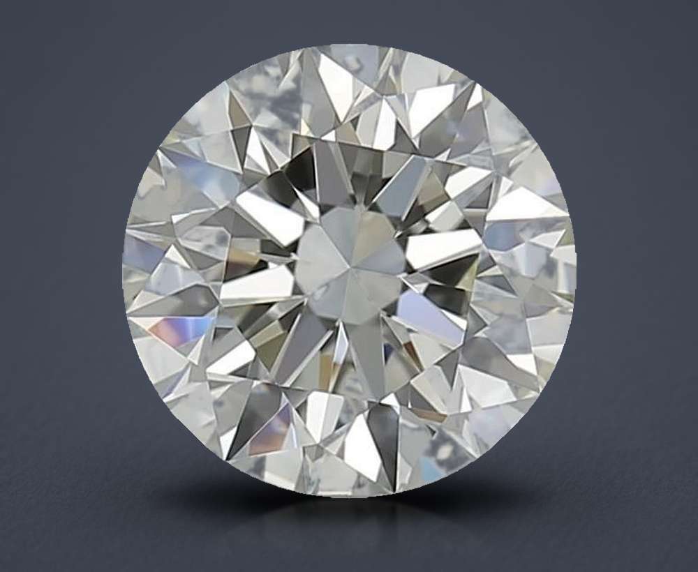 1.31ct J IF Rare Carat Ideal Cut Round Diamond