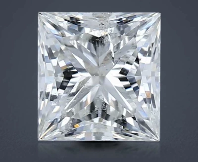 1.92ct G SI2 Very Good Cut Princess Diamond