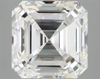 7.13ct F VVS2 Very Good Cut Asscher Lab Grown Diamond
