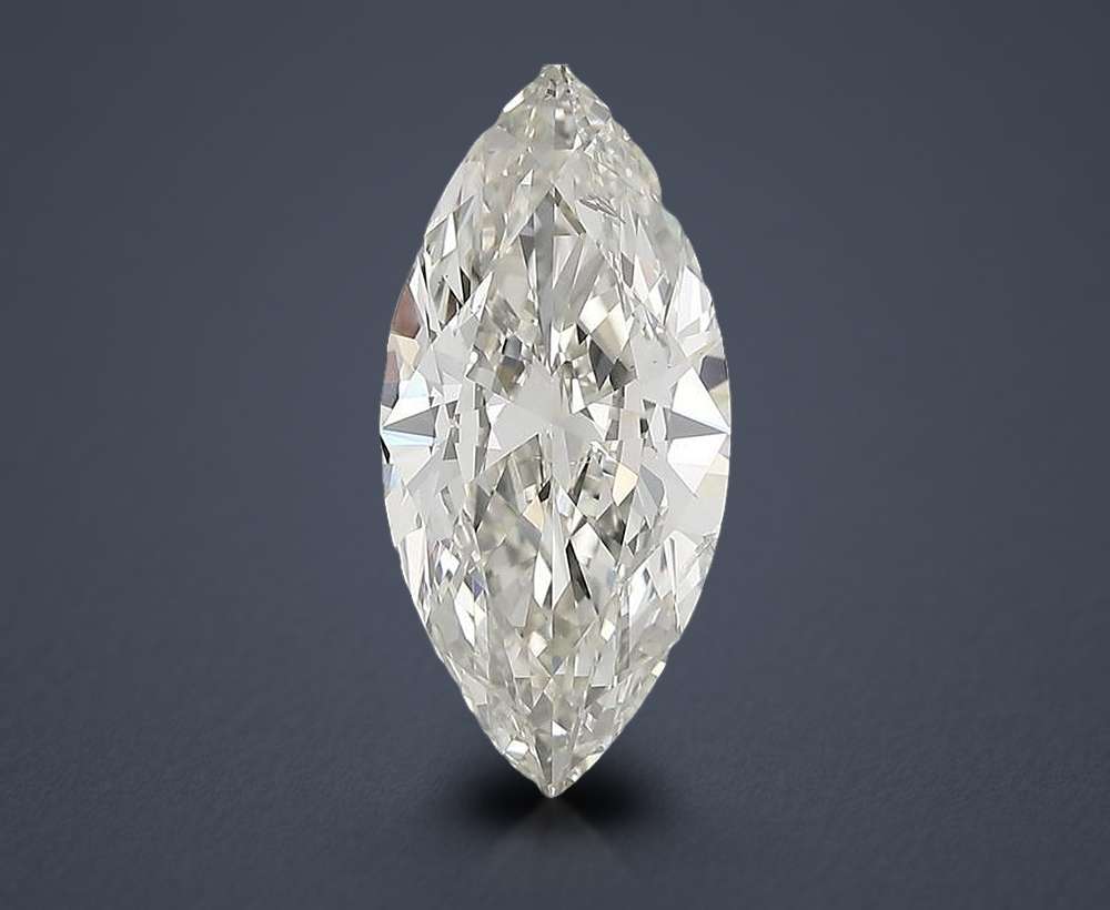 4.01ct J SI1 Very Good Cut Marquise Diamond