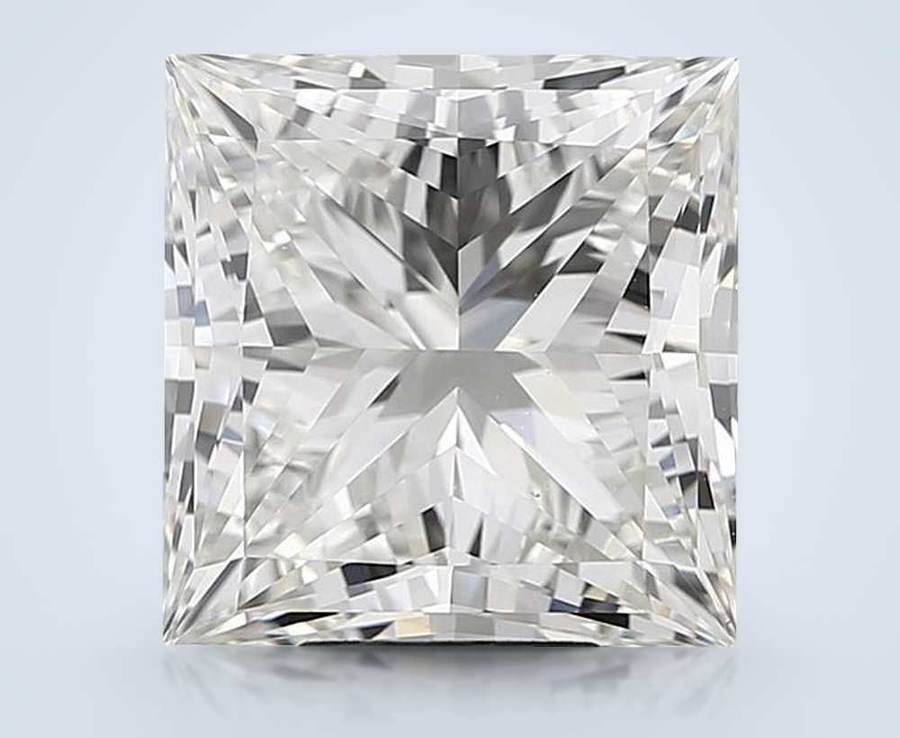 6.85ct H VS1 Rare Carat Ideal Cut Princess Lab Grown Diamond