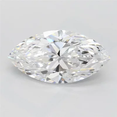 2.03ct D VVS1 Rare Carat Ideal Cut Marquise Lab Grown Diamond