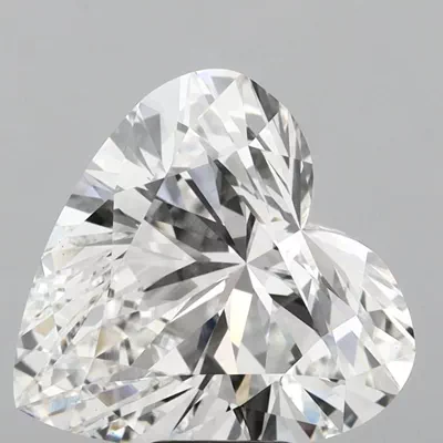 8.57ct F VS1 Rare Carat Ideal Cut Heart Lab Grown Diamond