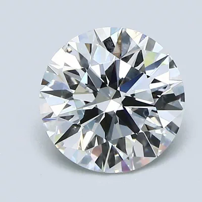 1.57ct F SI1 Rare Carat Ideal Cut Round Diamond