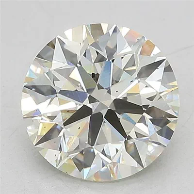2.53ct J SI1 Excellent Cut Round Lab Grown Diamond