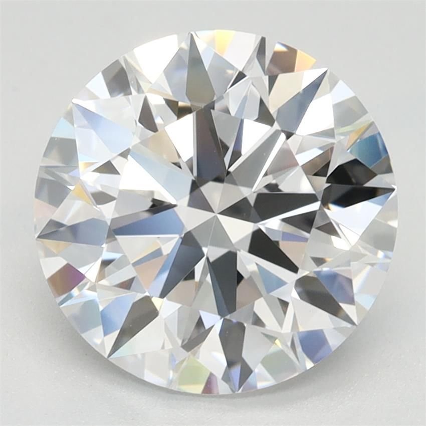 2.76ct D VVS1 Rare Carat Ideal Cut Round Lab Grown Diamond