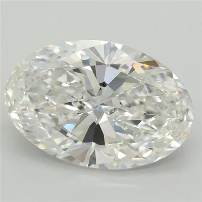 8.13ct E VVS2 Very Good Cut Oval Lab Grown Diamond