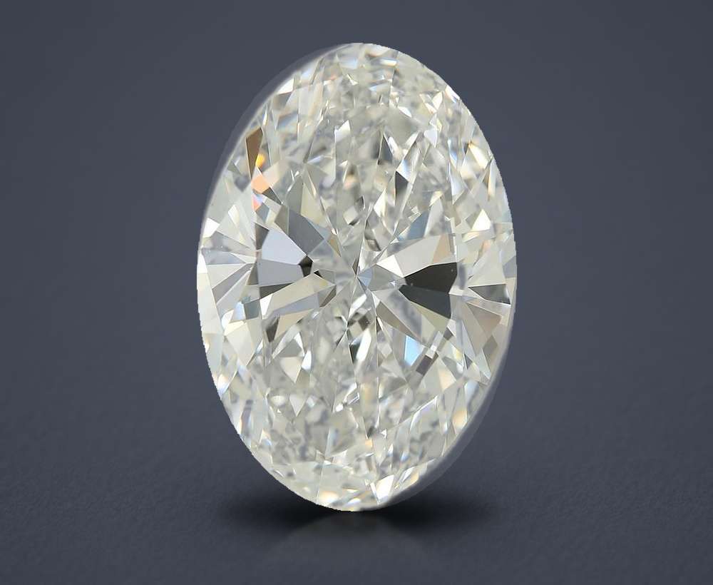 8.13ct E VVS2 Very Good Cut Oval Lab Grown Diamond