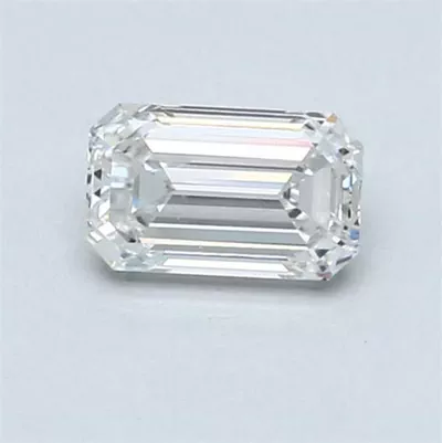 0.76ct F VVS2 Very Good Cut Emerald Diamond