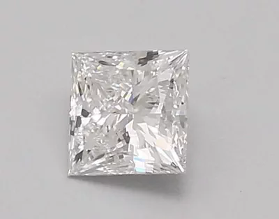 0.92ct E VVS2 Rare Carat Ideal Cut Princess Lab Grown Diamond