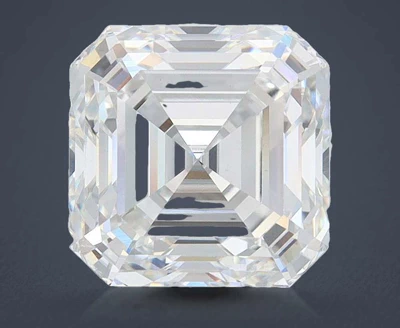 4.02ct E VVS2 Rare Carat Ideal Cut Asscher Lab Grown Diamond