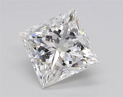 1.52ct E VS1 Rare Carat Ideal Cut Princess Lab Grown Diamond