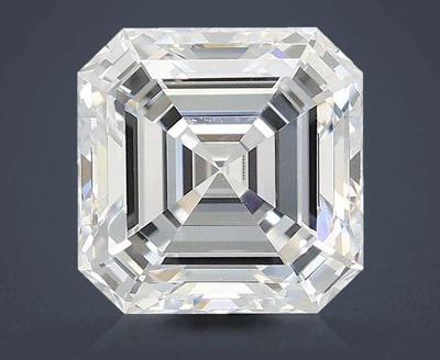 2.02ct E VVS2 Rare Carat Ideal Cut Asscher Lab Grown Diamond