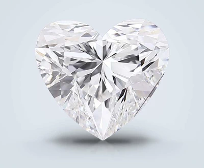 6.06ct E VVS2 Rare Carat Ideal Cut Heart Lab Grown Diamond
