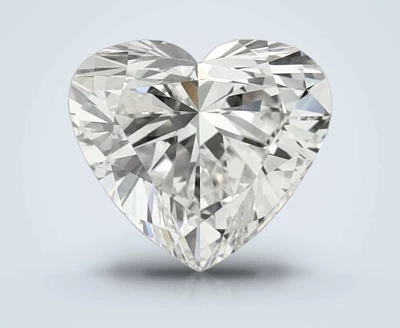 1.00ct E VVS2 Very Good Cut Heart Lab Grown Diamond