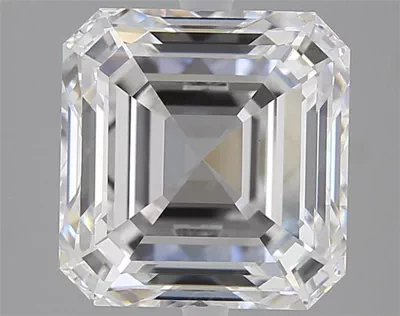 3.51ct D VS1 Excellent Cut Asscher Lab Grown Diamond