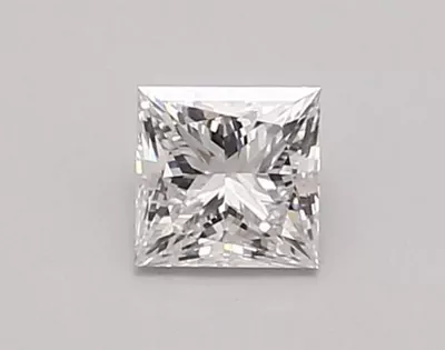 0.58ct D VVS2 Rare Carat Ideal Cut Princess Lab Grown Diamond