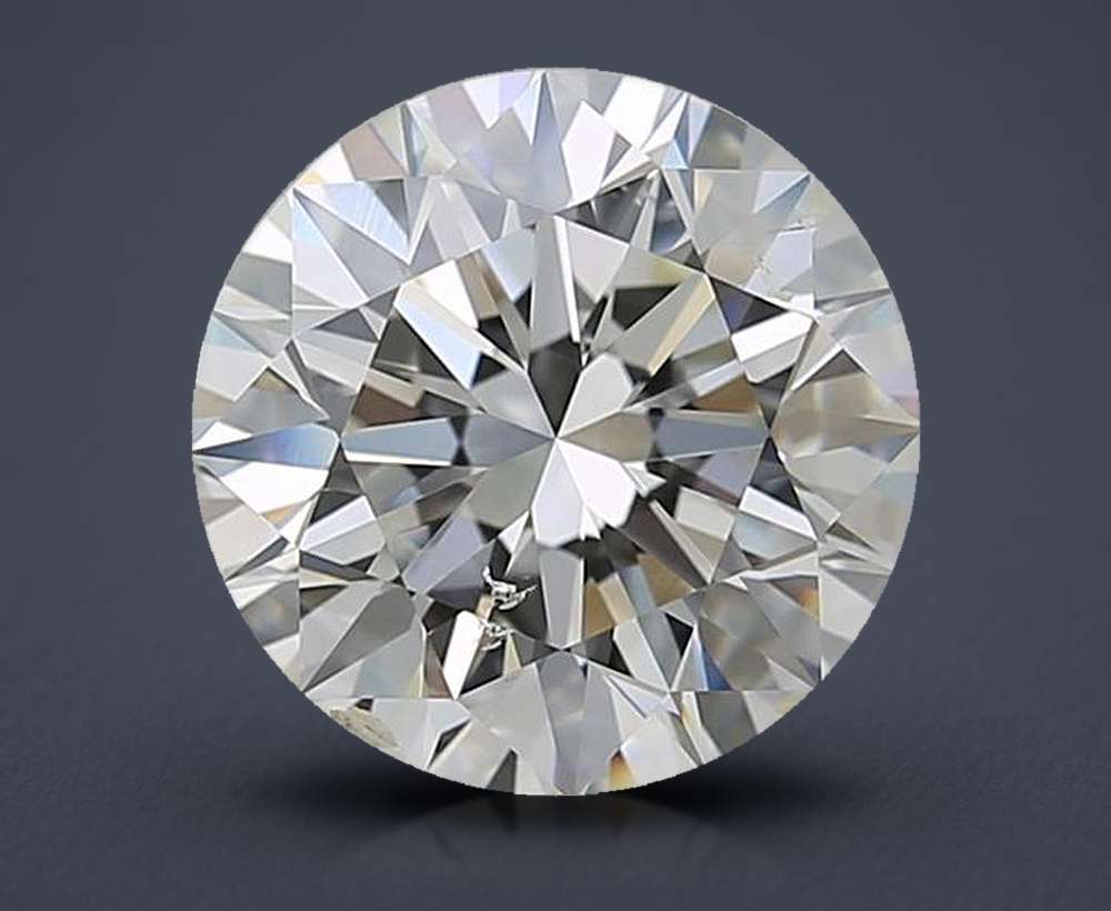 4.50ct I SI2 Rare Carat Ideal Cut Round Diamond