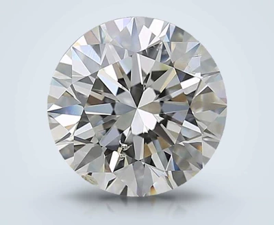 4.50ct I SI2 Rare Carat Ideal Cut Round Diamond