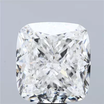 21.36ct F VS1 Rare Carat Ideal Cut Cushion Lab Grown Diamond