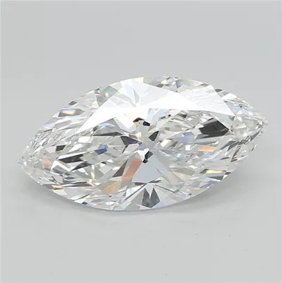 3.07ct F VVS2 Rare Carat Ideal Cut Marquise Lab Grown Diamond