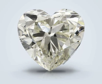 2.87ct J SI2 Rare Carat Ideal Cut Heart Diamond