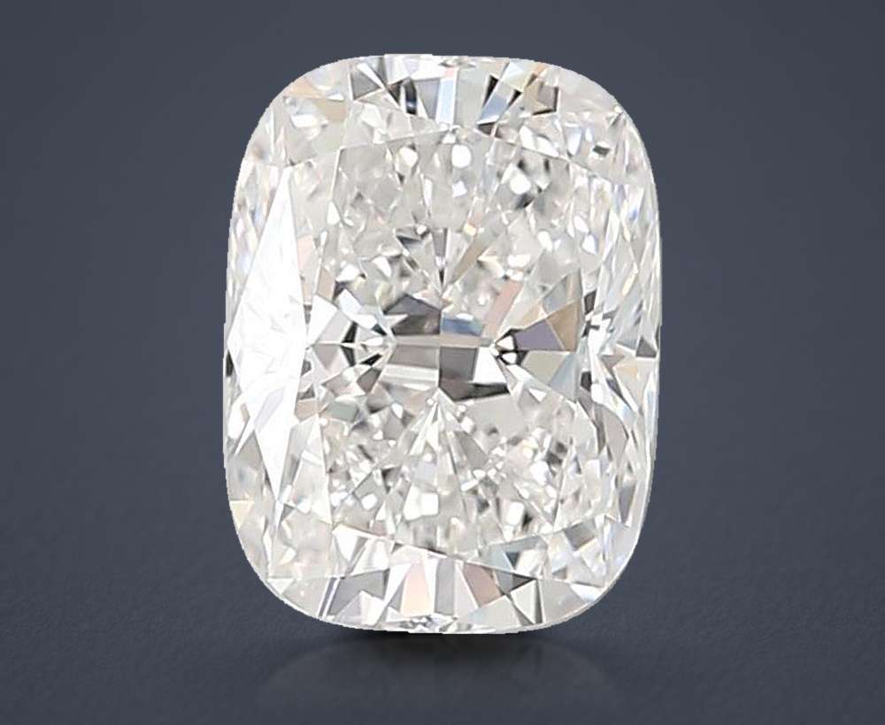 4.03ct E VVS2 Rare Carat Ideal Cut Cushion Lab Grown Diamond