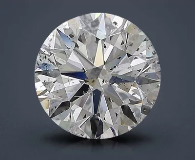 3.01ct F SI2 Rare Carat Ideal Cut Round Diamond
